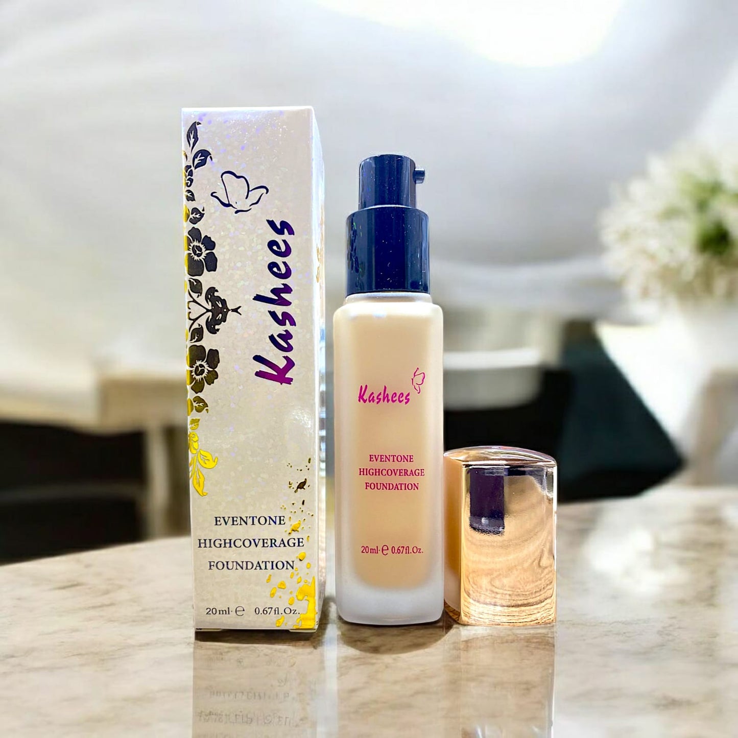 Kashee’s 24 Hrs High Coverage Foundation 20ml HHC