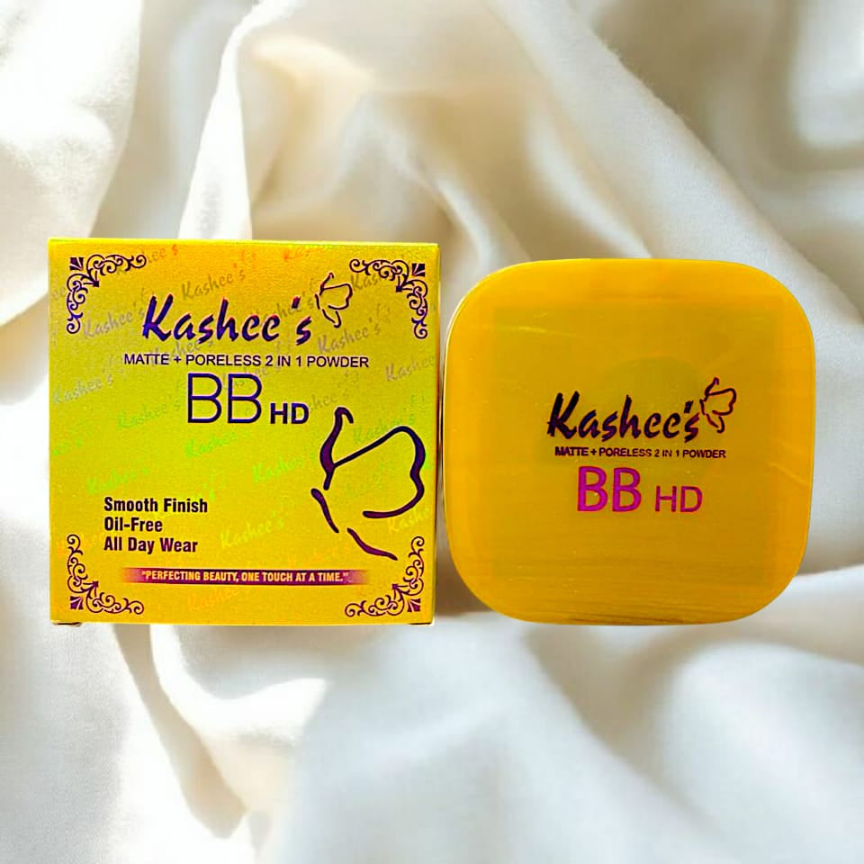 Kashees BB HD Matte And Poreless 2 In 1 Face Powder HHC