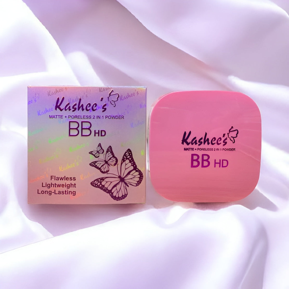 Kashees BB HD Matte And Poreless 2 In 1 Face Powder HHC