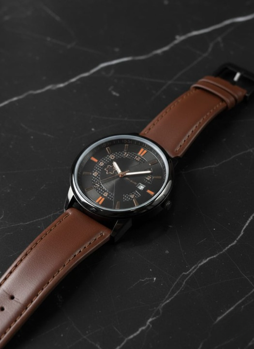 MontBlanc 0817A Men’s Luxury Watch – Premium Leather Strap HHC