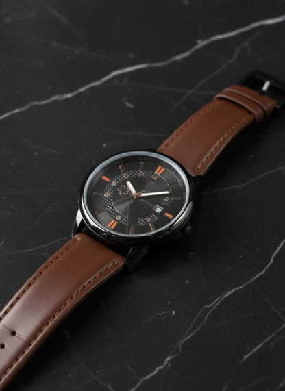 MontBlanc 0817A Men’s Luxury Watch – Premium Leather Strap HHC