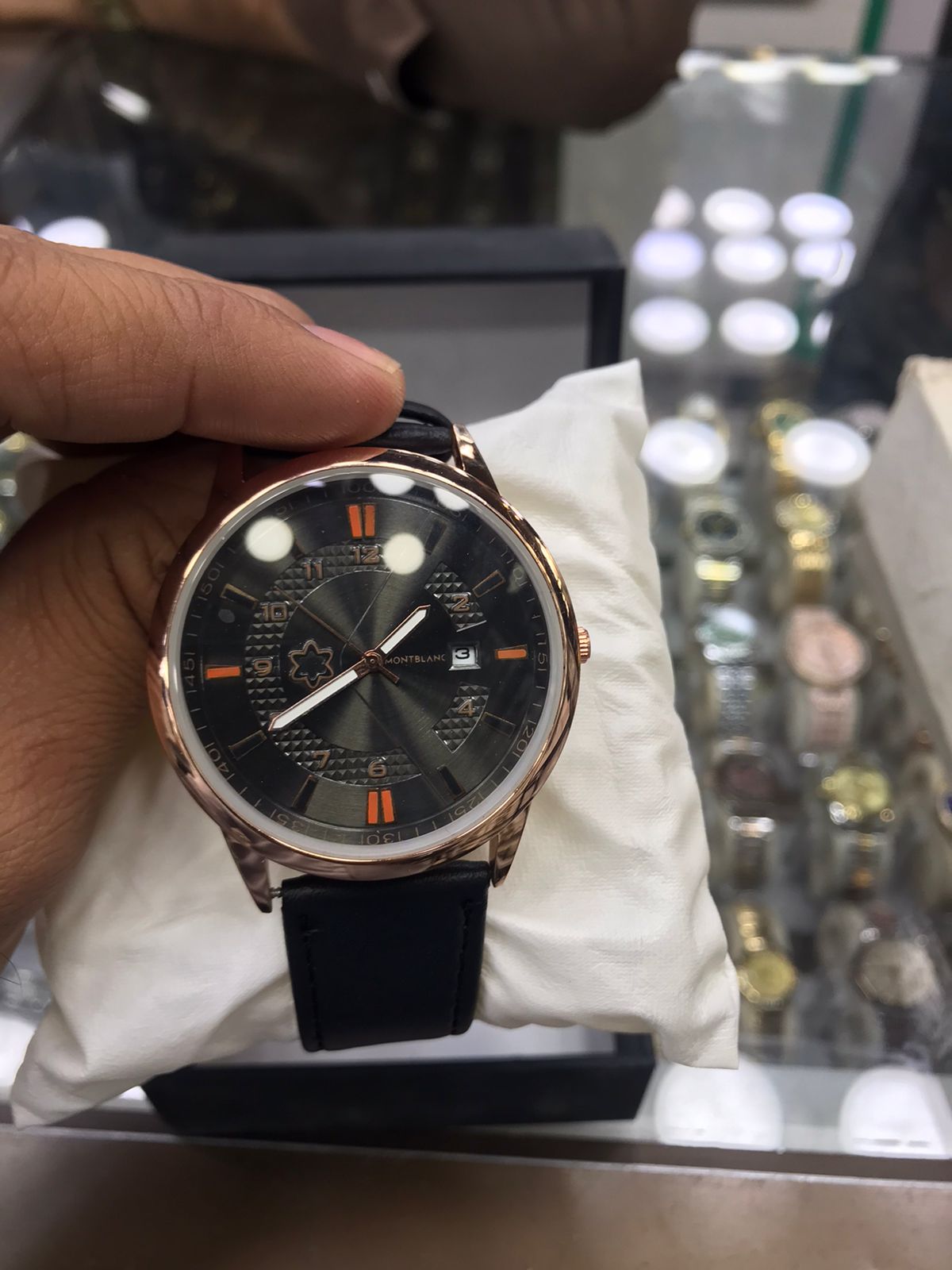 MontBlanc 0817A Men’s Luxury Watch – Premium Leather Strap HHC