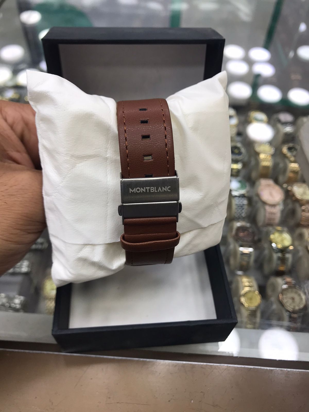 MontBlanc 0817A Men’s Luxury Watch – Premium Leather Strap HHC