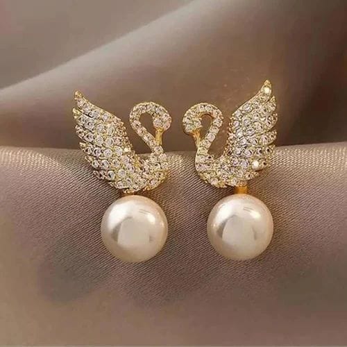 ZJE-911 Swan Pearl Earrings HHC