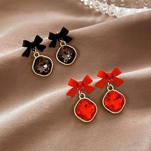 AWJ-166 Bow Shape Korean Earrings HHC