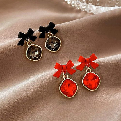 AWJ-166 Bow Shape Korean Earrings HHC
