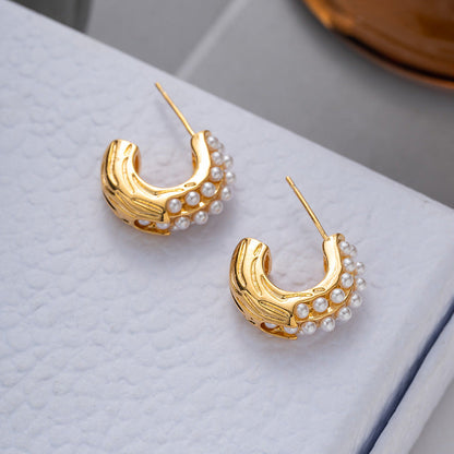 ZJX-169 Pearl Bali – Elegant Korean Style Earrings HHC
