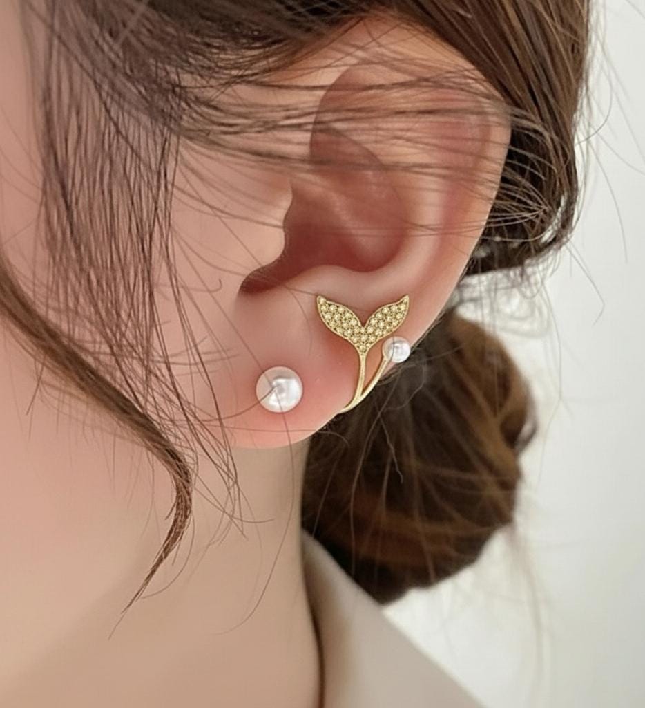 AUJ-939 Korean Fish Tail Earrings HHC