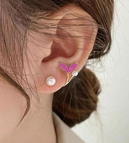 AUJ-939 Korean Fish Tail Earrings HHC