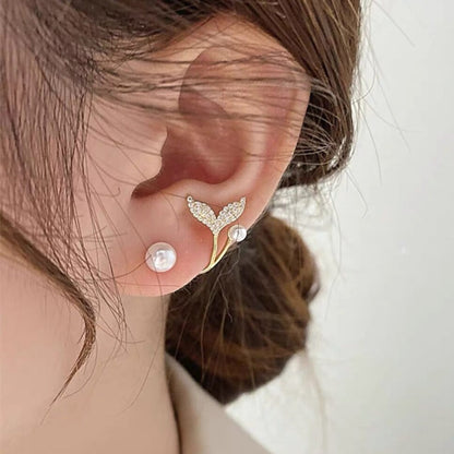 AUJ-939 Korean Fish Tail Earrings HHC