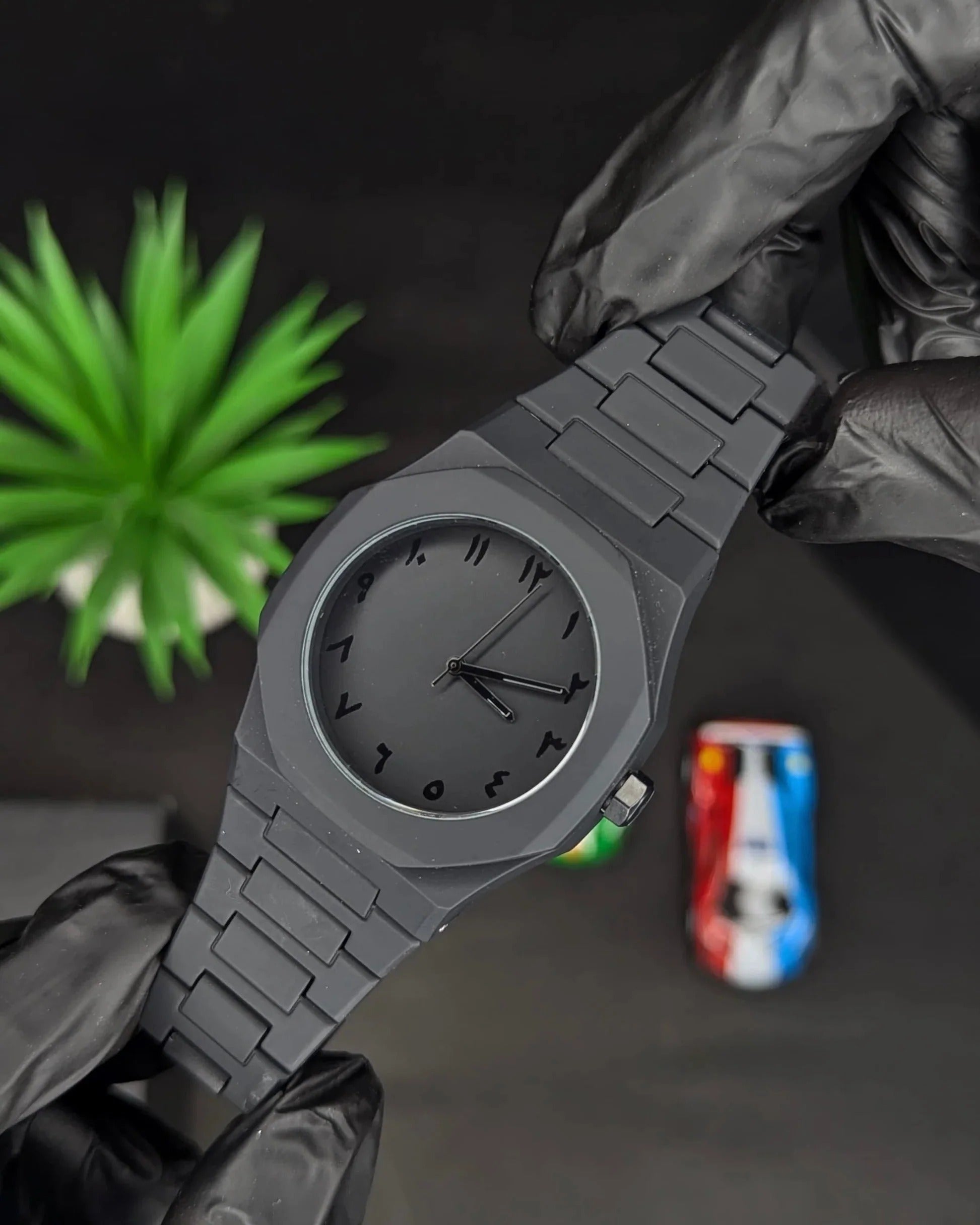 Black Aura Couple Watch – Elegant Matching Watches for Men &amp; Women HHC