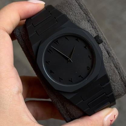 Black Aura Couple Watch – Elegant Matching Watches for Men &amp; Women HHC