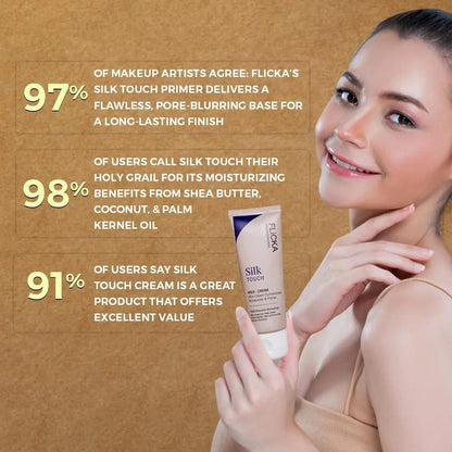 FLiCKA Silk Touch 3-in-1 Moisturizer &amp; Primer – 60g HHC
