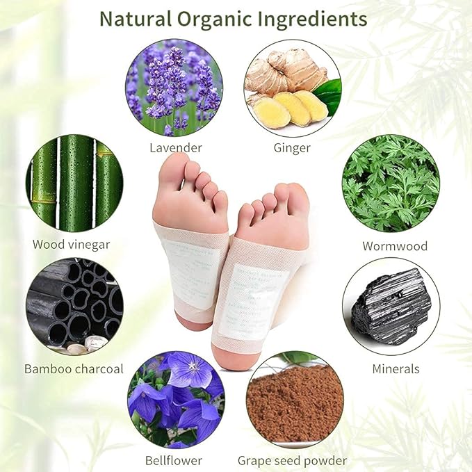 10 PCs Pain-Free Cleansing Pads for Natural Toxin Removal HHC