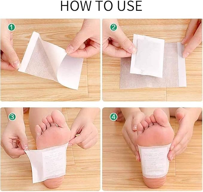 10 PCs Pain-Free Cleansing Pads for Natural Toxin Removal HHC