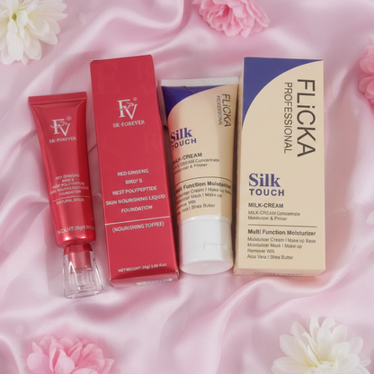 Flicka 2-in-1 Makeup Deal – Primer 60G + Foundation 30G HHC