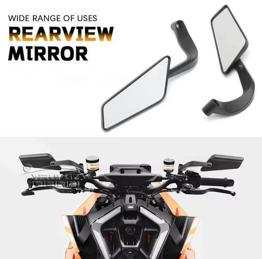 Universal Aerodynamic Rotary Adjustable Motorcycle Wind Wing Rearview Mirrors HHC