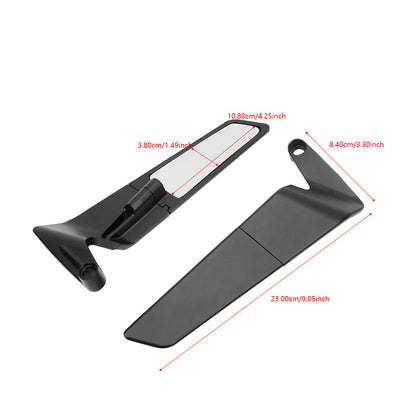 Universal Aerodynamic Rotary Adjustable Motorcycle Wind Wing Rearview Mirrors HHC