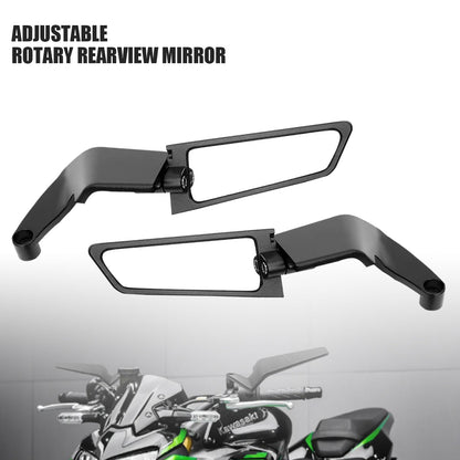 Universal Aerodynamic Rotary Adjustable Motorcycle Wind Wing Rearview Mirrors HHC