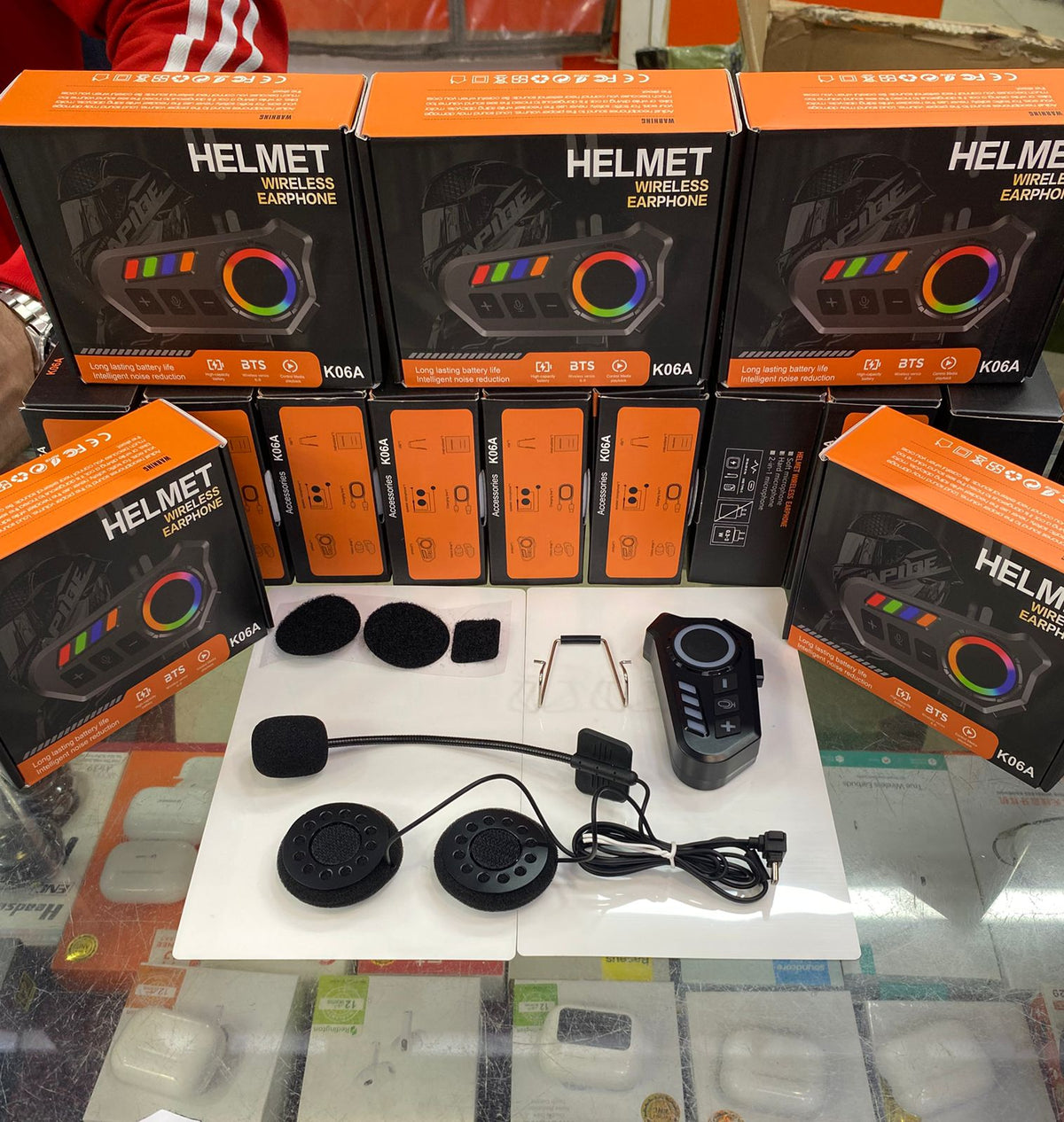 Helmet Wireless Earphone K06A HHC