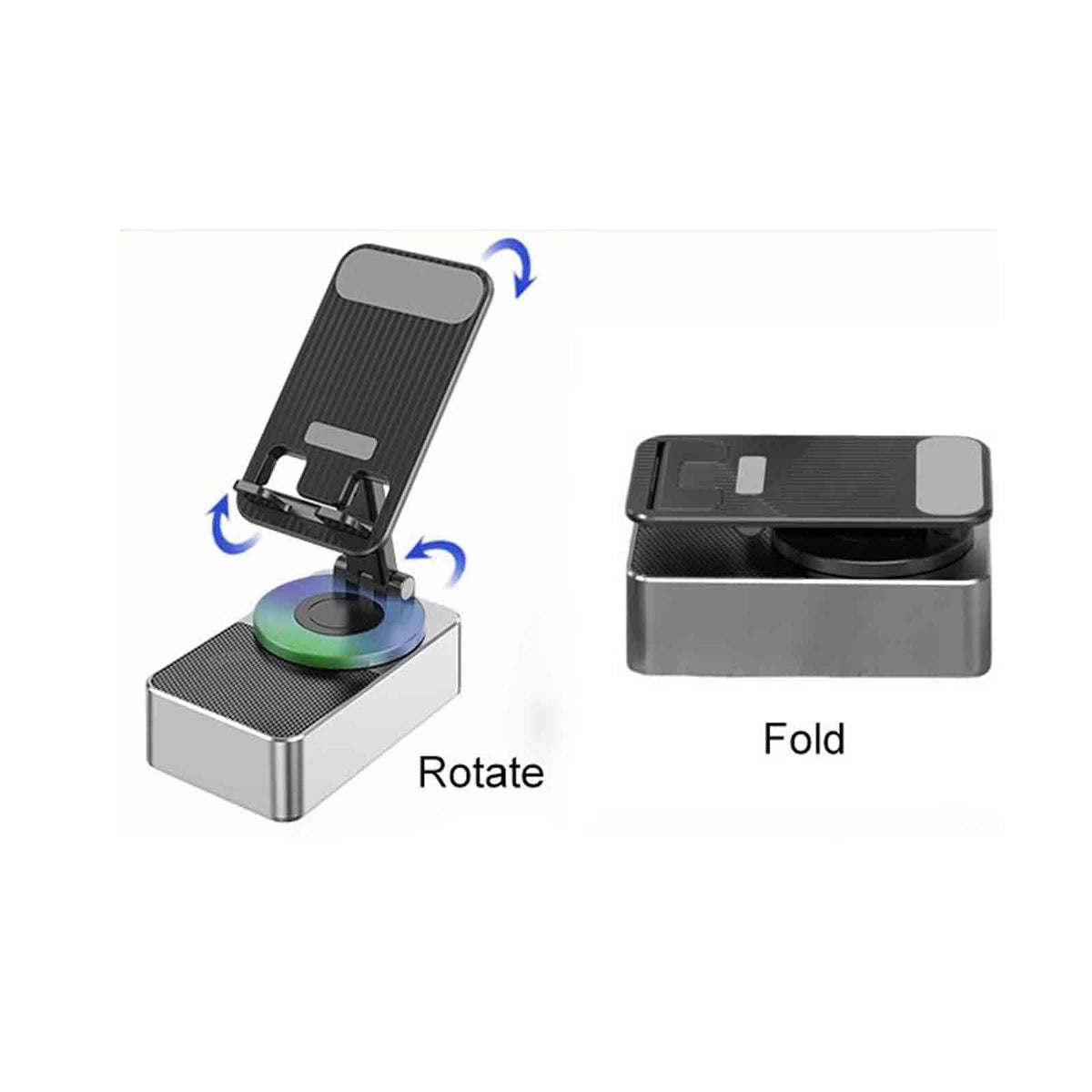 3-in-1 Rotating Foldable Mobile Phone Stand HHC