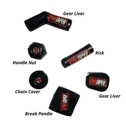 6 Piece Rubber Set for 70cc &amp; CG 125 Motorcycles HHC