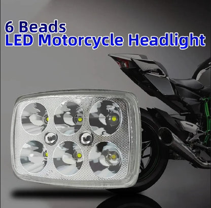 XBT-06 LED Fog Light High Motorcycle Square Headlight HHC