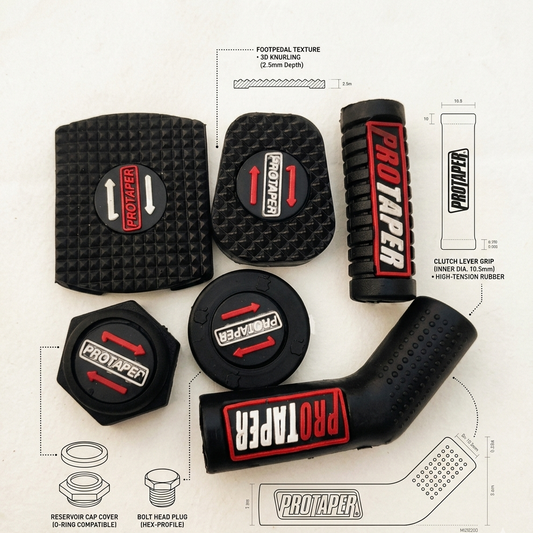 6 Piece Rubber Set for 70cc &amp; CG 125 Motorcycles HHC