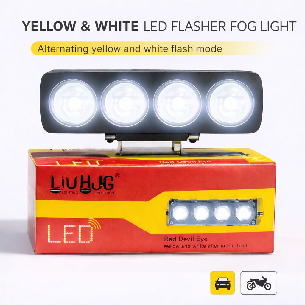 4 Lens Flasher Fog Light 40W HHC