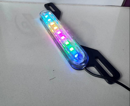 RGB Motorcycle License Plate Light Bar HHC