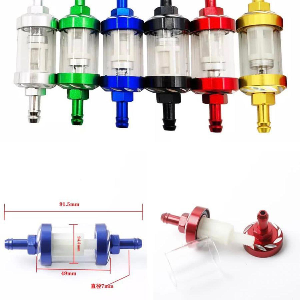 Universal Aluminum Glass Motorcycle Oil Filter HHC