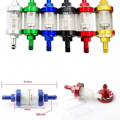 Universal Aluminum Glass Motorcycle Oil Filter HHC