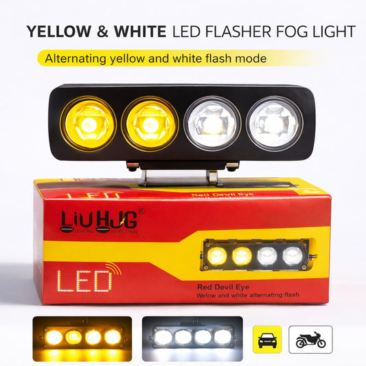 4 Lens Flasher Fog Light 40W HHC