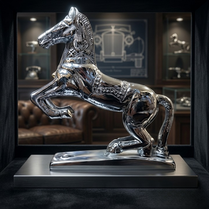 Front Mudguard Horse Ornament for Bikes HHC