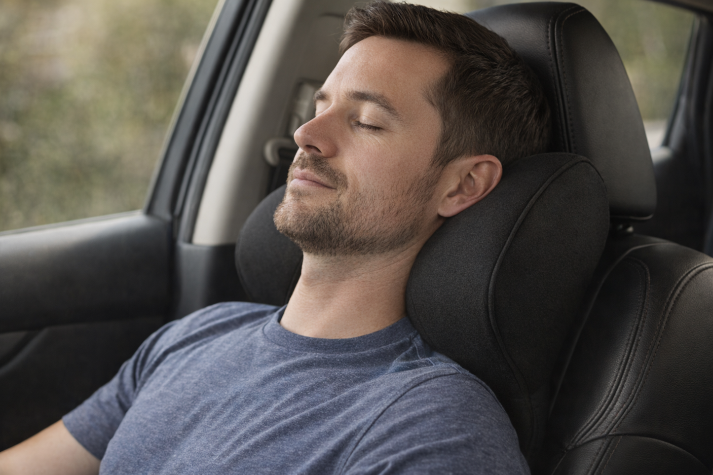 Car Neck Pillow Foam Back Rest &amp; Lumbar Cushion HHC