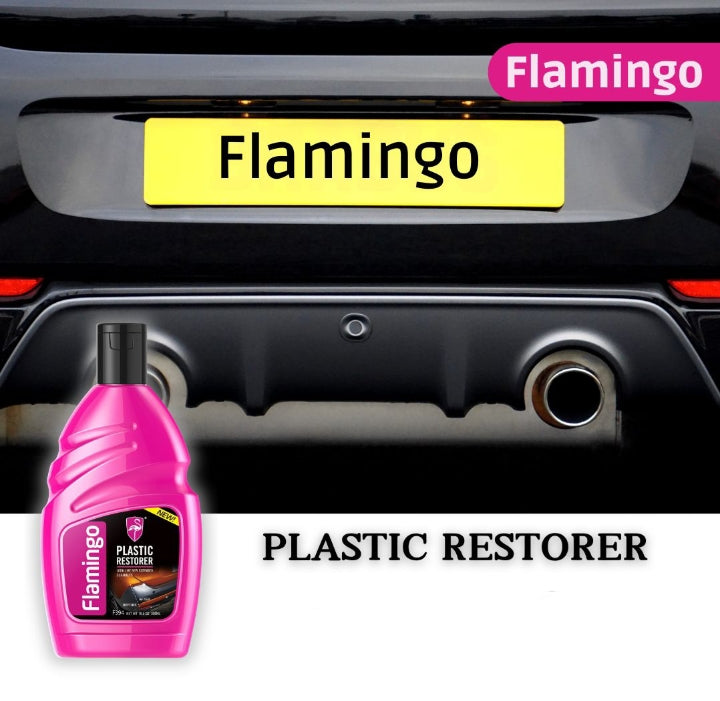 Flamingo Plastic Restorer 300ML – Nano Technology Trim Reviver HHC