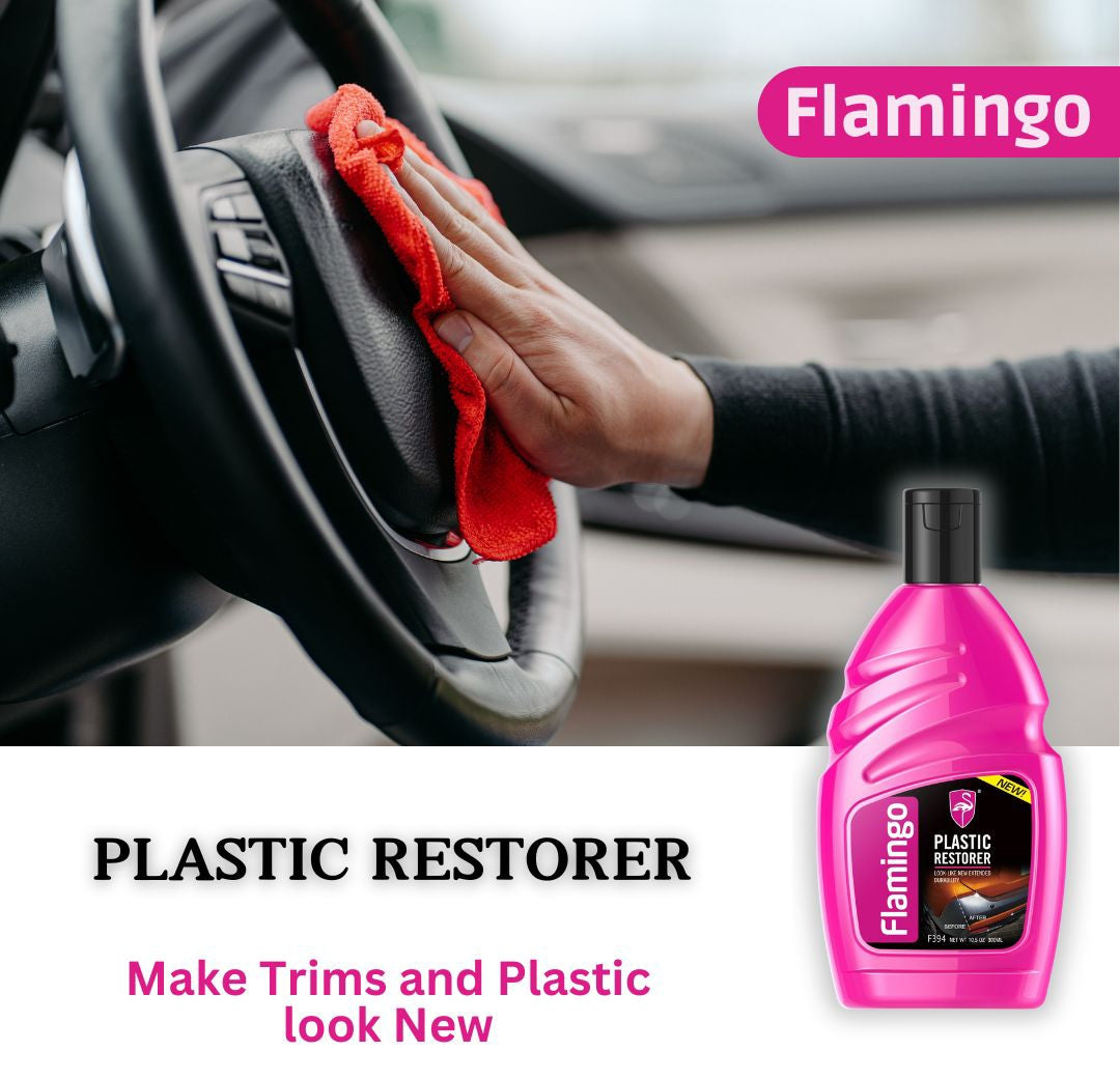 Flamingo Plastic Restorer 300ML – Nano Technology Trim Reviver HHC