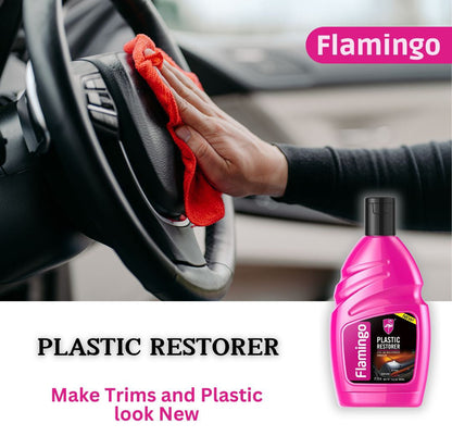 Flamingo Plastic Restorer 300ML – Nano Technology Trim Reviver HHC