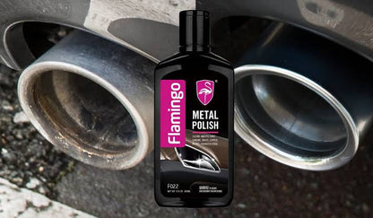 Flamingo Metal Polish 300ML – Multi-Surface Metal Cleaner &amp; Shine Restorer HHC
