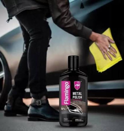 Flamingo Metal Polish 300ML – Multi-Surface Metal Cleaner &amp; Shine Restorer HHC