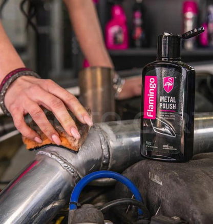 Flamingo Metal Polish 300ML – Multi-Surface Metal Cleaner &amp; Shine Restorer HHC