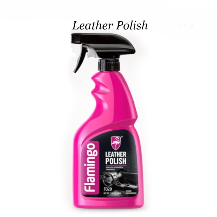 Flamingo Leather Polish 500ML – Premium Shine &amp; Protection HHC