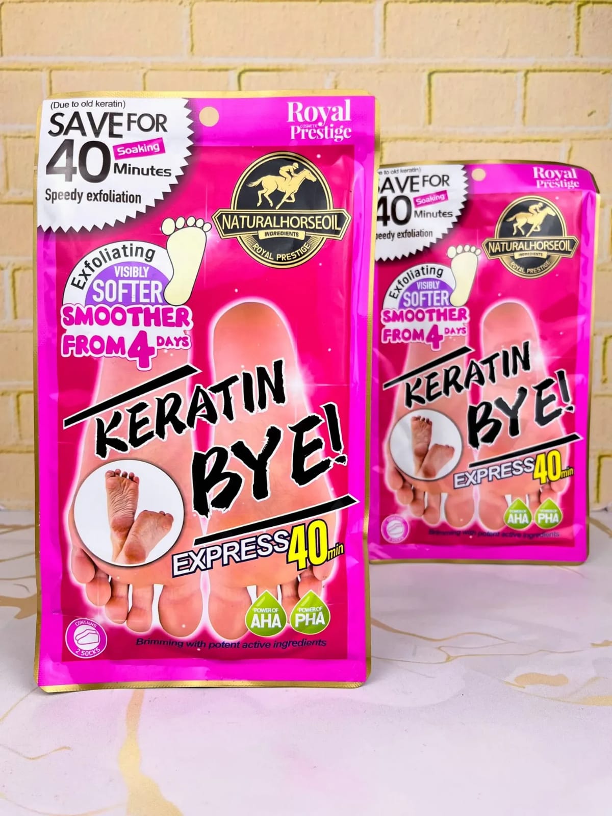 Royal Prestige – Keratin Bye Express Peeling Foot Mask HHC
