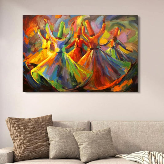Sufiyana Contemporary Abstract Canvas Art HHC