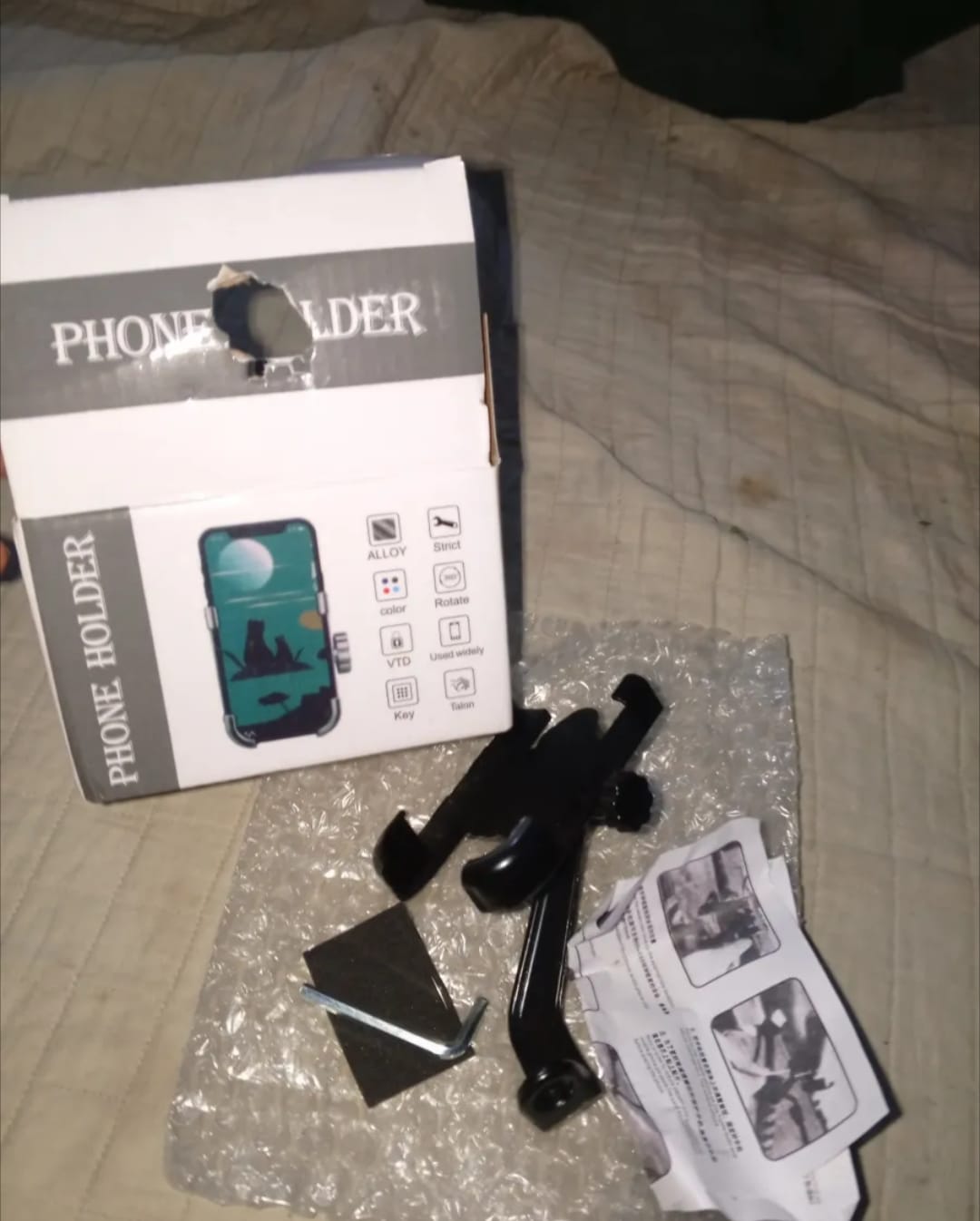 C2 Universal Aluminum Motorcycle Phone Holder HHC