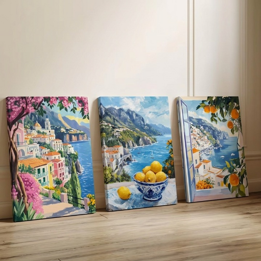 3-Piece Vintage Wall Frame Set – Decorative 8×11 Inch Frames with Double Tape HHC
