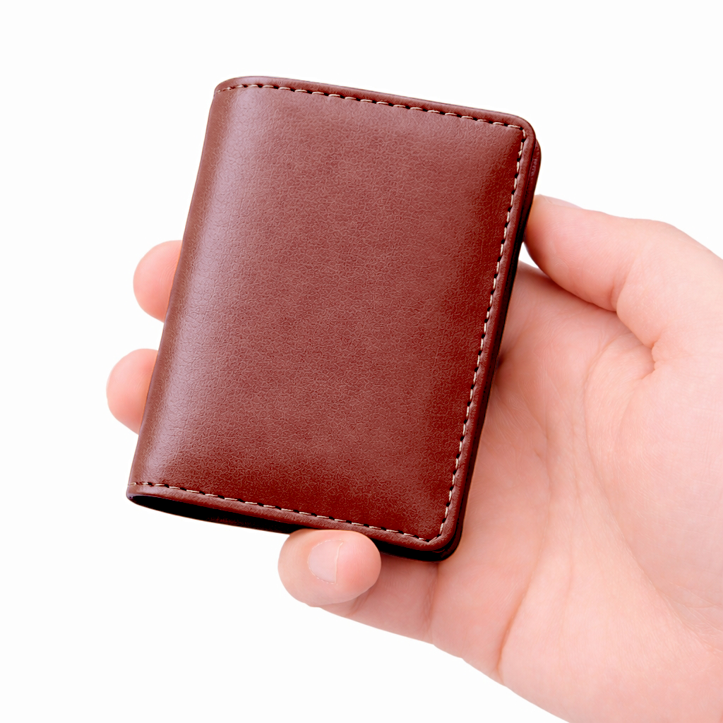 WAGLOK Korean Style Compact PU Leather Wallet for Men &amp; Women HHC