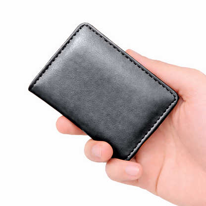 WAGLOK Korean Style Compact PU Leather Wallet for Men &amp; Women HHC