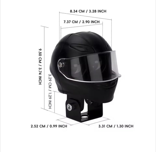 Universal Motorcycle LED Helmet-Style Spotlight HHC