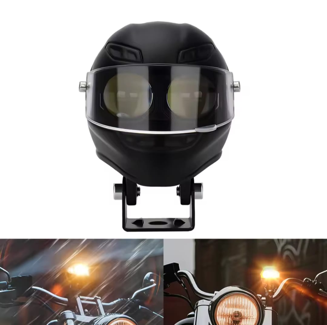 Universal Motorcycle LED Helmet-Style Spotlight HHC